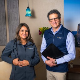 Dr. Barry Rotman and Dr. Waheeda Hiller