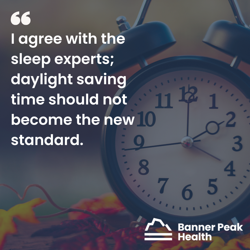 Quote: A Doctor’s View on the Potential Daylight Savings Changes