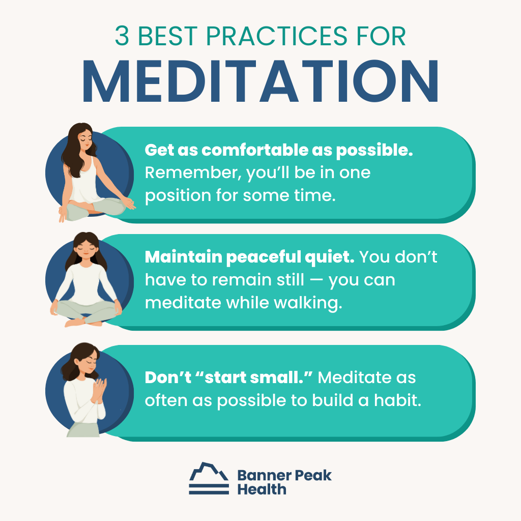 Infographic: Meditation for Anxiety and Stress: What You Need to Know