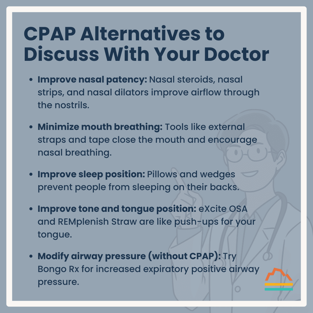 Infographic: CPAP Alternatives: Effective Options for Treating Obstructive Sleep Apnea