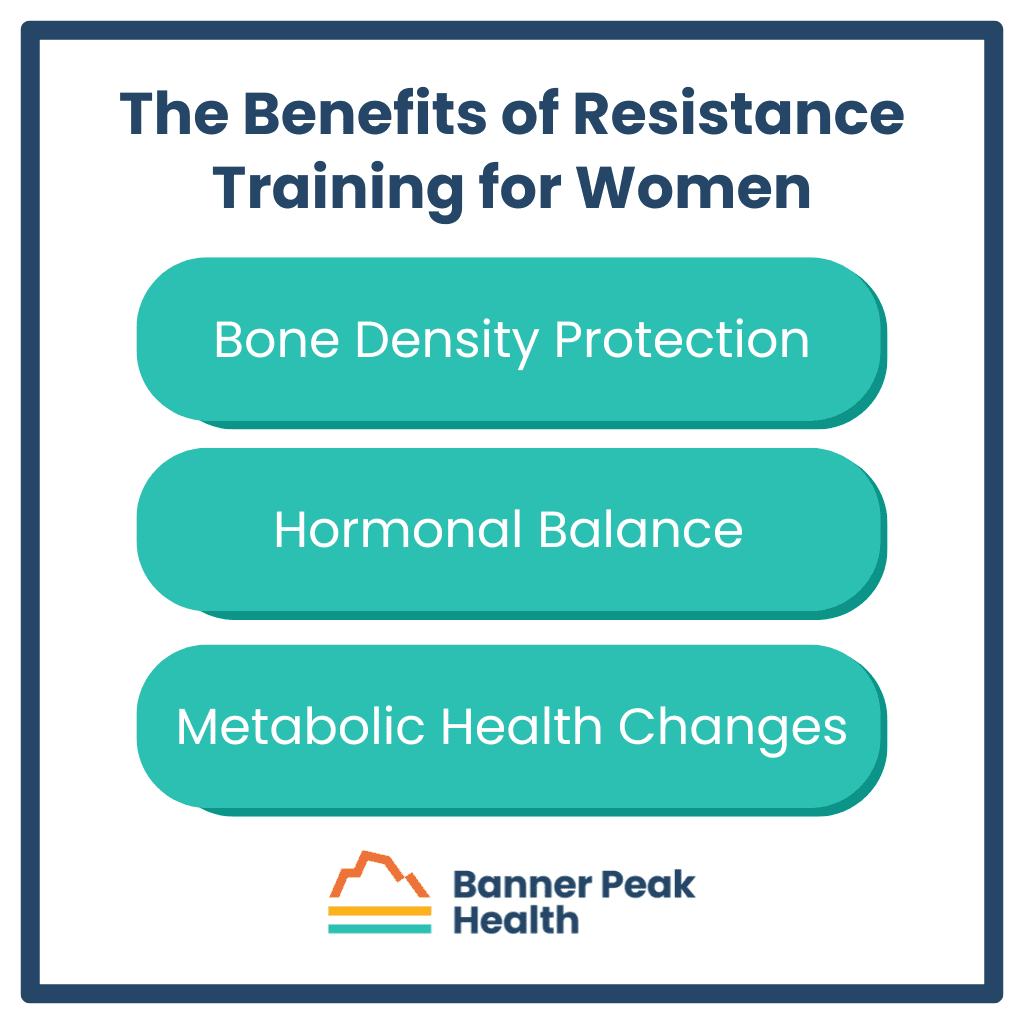 Infographic: The Benefits of Resistance Training for Women: A Woman’s Guide to Lifelong Strength
