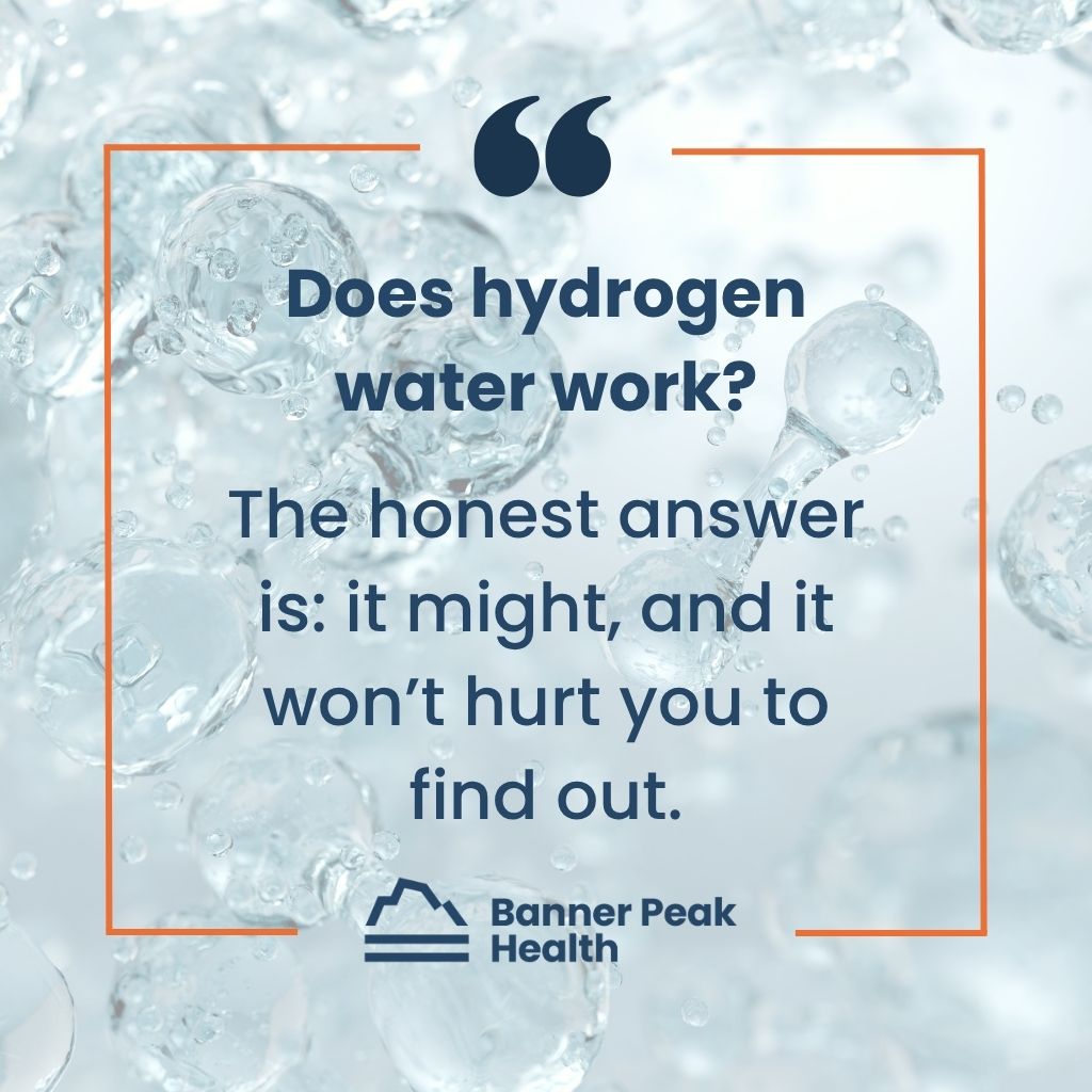 Quote: Does Hydrogen Water Work? A Physician’s Read of the Evidence